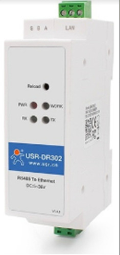 Conversor Rs485 Para Ethernet Tcp/ip Usr-dr302 Modbus