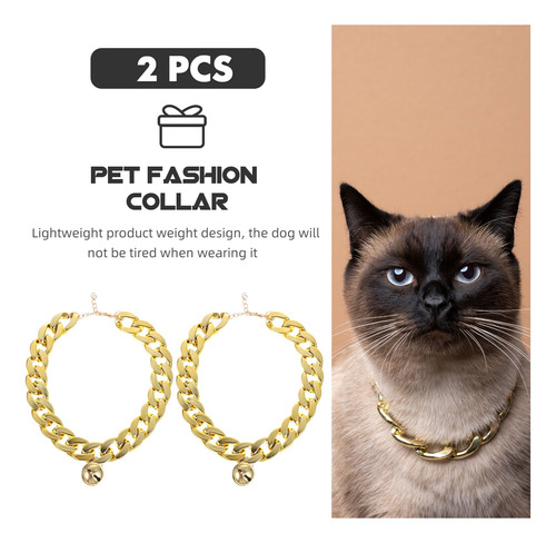 Collar Decorativo Con Forma De Campana Para Perro, Cadena Do