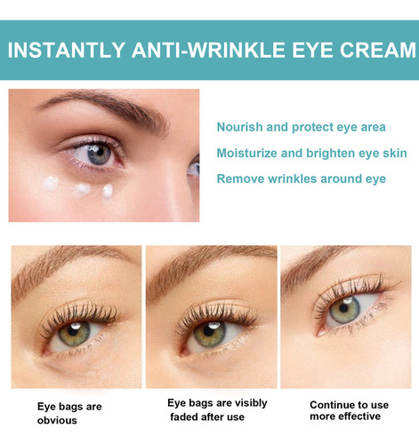 Una Crema Antiarrugas Instantánea Para Ojos, Nutre Los Ojos,