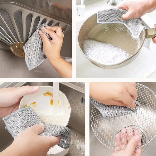 20trapo De Limpieza De Alambre,trapos De Alambre Para Cocina