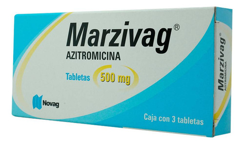 Marzivag Tabletas 500 Mg, 3 Tabletas
