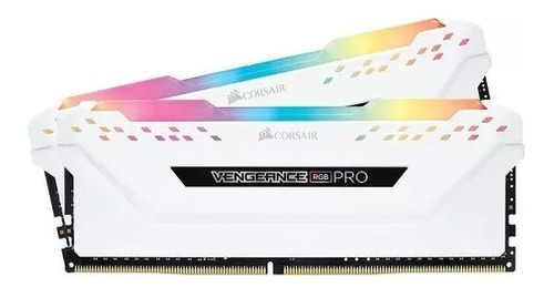 Memoria Ddr4 16gb 2*8 3600mhz Corsair Vengeance Rgb Sl White