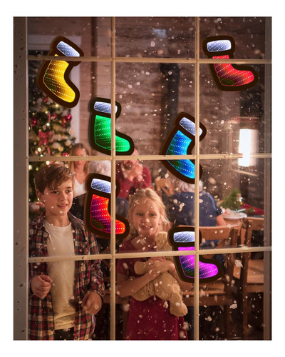 Infinity Lights 7 Medias De Navidad Led 6 Paquete Para Y