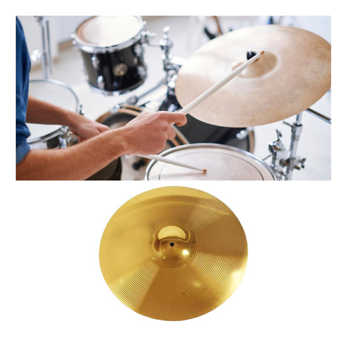Jazz Drum Crash Cymbal Para Instrumentos De 10 Pulgadas