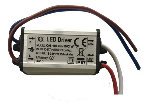 Led Driver 10w Entrada 110v Powerleds