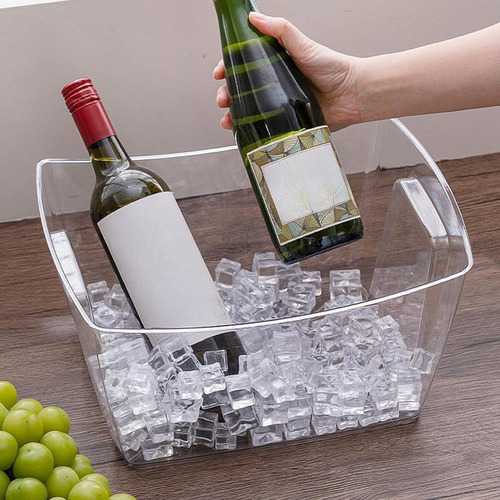 Cubo De Hielo Bañera De Hielo Bañera Liviana Cuadrado 18l