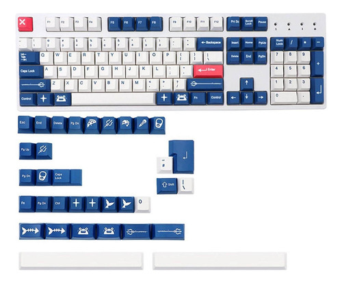 Cherry Profile Pbt Keycaps 138 Chave Para K65 K70+