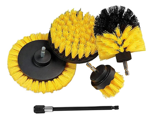 Juego De Accesorios De Cepillo For Taladro Amarillo 1
