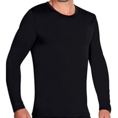 Camiseta Termica De Hombre Negro