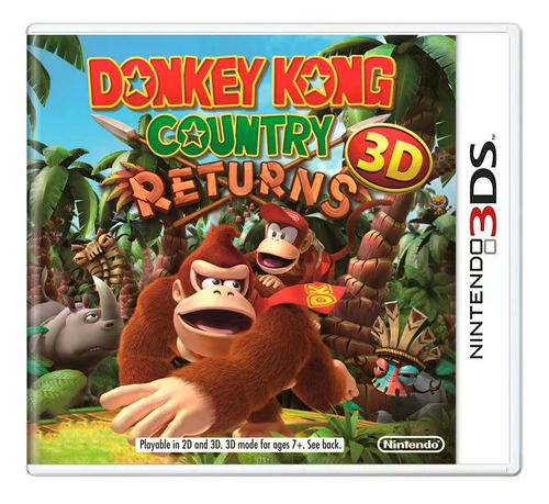 Jogo Donkey Kong Country Returns 3d 3ds (Recondicionado)