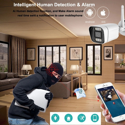 Imagen 3 de 8 de Camara Onvif Bullet 3mp Icsee Ip66 Epa