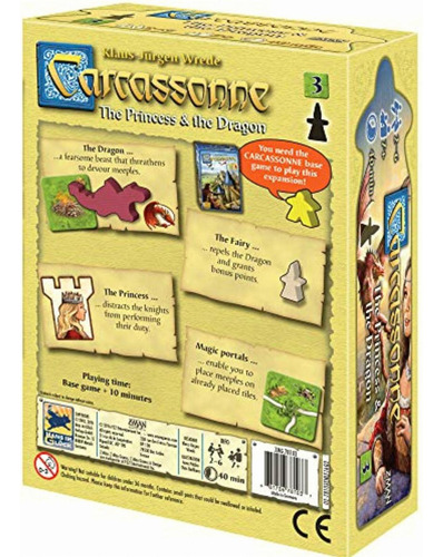 Carcassonne The Princess & The Dragon Board Game Expansion 3
