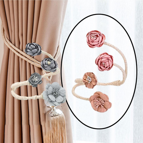 Clip De Sujeción Para Cortina, Alzapaños Para Rosa