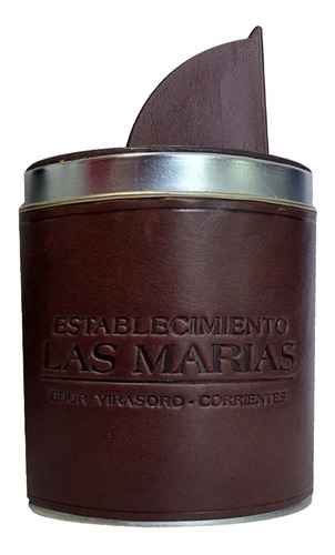 Imagen 2 de 3 de Yerbera Las Marías Ecocuero Marrón Chica