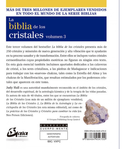 Libro La Bilia De Los Cristale Volumen 3 De Hall Judy