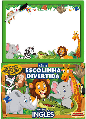 Bichinhos da Floresta Série Escolinha Divertida Aprenda Inglês, de  On Line a. Editora IBC - Instituto Brasileiro de Cultura Ltda, capa mole em português, 2020