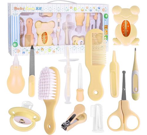 Kit De Cuidados E Higiene De Bebê Recém-nascido 13 Peças