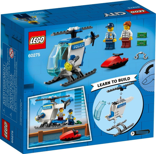 Imagem 2 de 5 de Lego City - Helicóptero Da Polícia - 60275