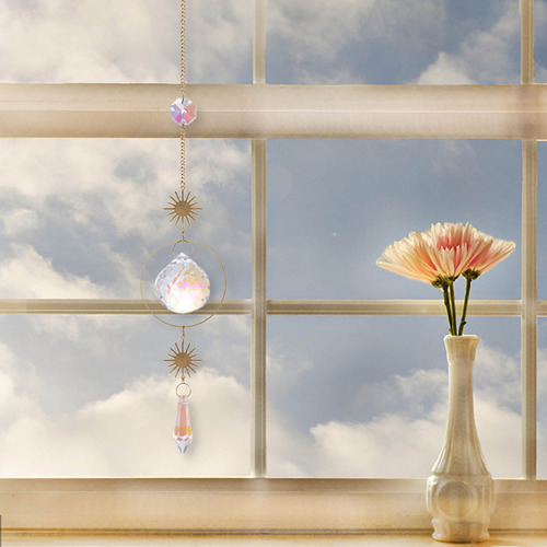 Carillones De Viento Con Forma De Prisma Para Decoración Del