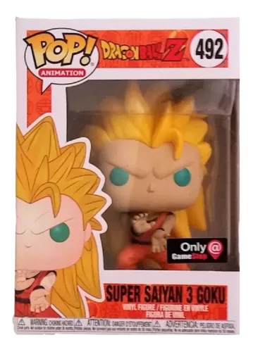 Funko Pop Anime Goku Super Saiyajin 3 - Dragon Ball Z #492 em