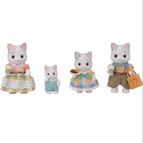 Calico Critters Gatos Latte Cat Café Sylvanian Ternurines204