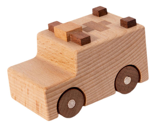 Adorno De Juguete De Coche De Madera, Figura Estilo B