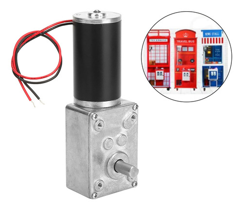 R Motor Reductor De Engranaje Helicoidal De 12v 400rpm Eje