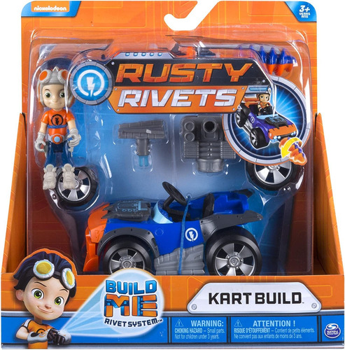 Spinmaster Rusty Rivets Vehículos De Construcción, Kart