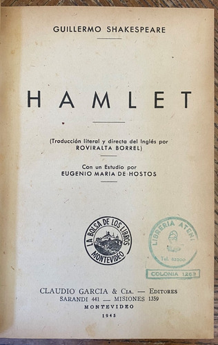 Hamlet / William Shakespeare   Cl03