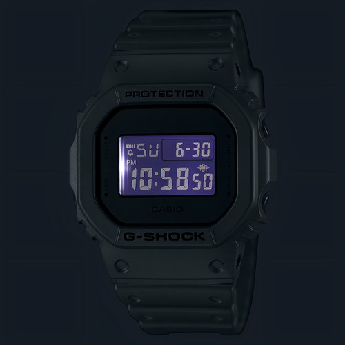 Reloj Casio G-shock: Dw-5600ff-8cr Correa Gris