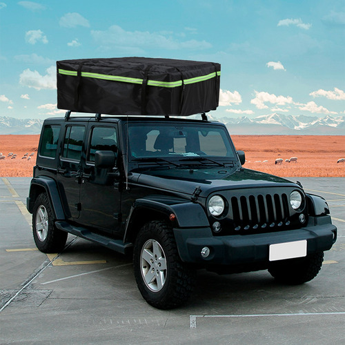 Imagen 6 de 8 de Negro/lwaterproof Bolsa De Carga Coche Portaequipajes Con No