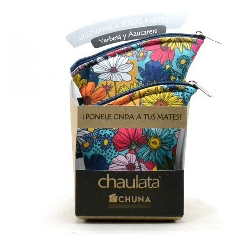 Imagen 4 de 5 de Set De Mate Chaulata Yerbera, Azucarera,mate Y Bolso Matero