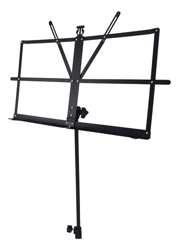 Pedestal Suporte Estante Partitura C/bag,luminária 4 Leds