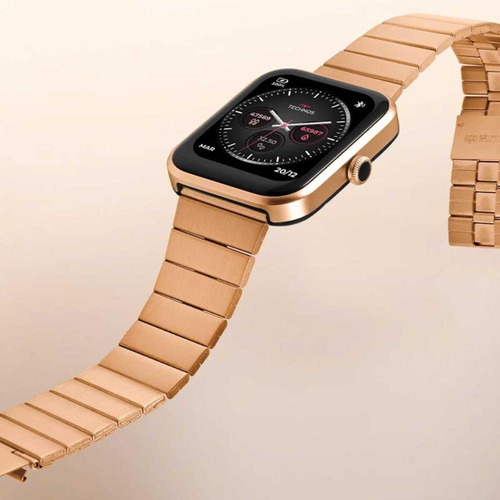 Smartwatch Technos Troca-pulseira Tmaxap/8j Rose E Preto
