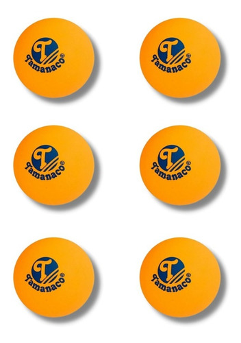 Imagen 2 de 2 de Pelotas De Ping Pong - Tamanaco 6 Unidades