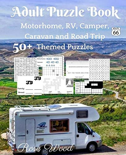 Libro: Adult Puzzle Book: 50+ Motorhome, Rv, Camper, Caravan