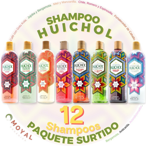 Arma Tu Caja Con Tus Shampoos Favoritos /shampoo Huichol X12