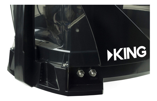 King Dtp4950 Dish Tailgater Pro Bundle - Antena De Tv Satélite Portátil Y Montaje En Techo Premium Y Receptor Dish Wally Hd