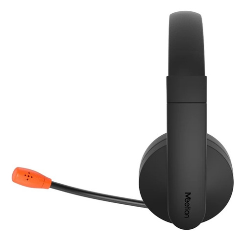 Audifono Con Microfono Auriculares Bluetooth Meetion Bth003 Color Negro Luz No Aplica