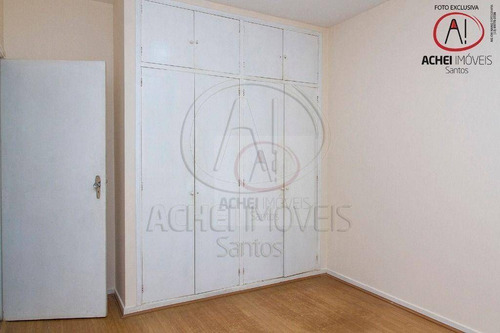 Imagem 11 de 30 de Apartamento Com 2 Dormitórios, 2 Banheiros, Dependência Completa, 1 Vaga, À Venda, 90 M² Por R$ 460.000 - Ponta Da Praia - Santos/sp - Ap10926