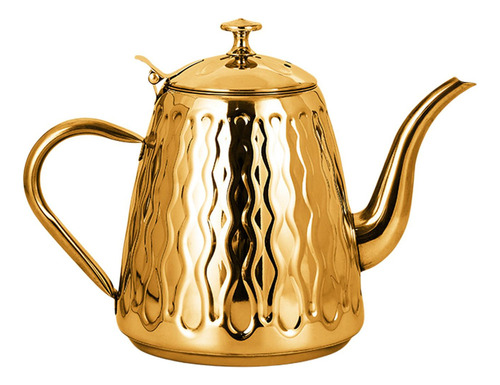 Hervidor De Té Con Infusor 12,5 Cm X 14,5 Cm Dorado