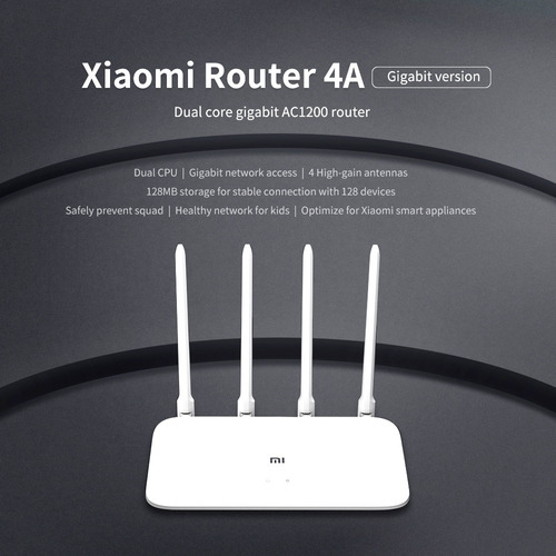 Router Wifi 4a Gigabit Edition Xiaomi Ac1200