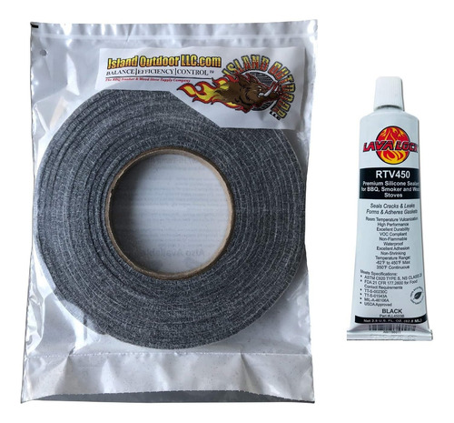 Kit Autoadhesivo Lavalock® X Junta Gris Para Ahumador De Bar