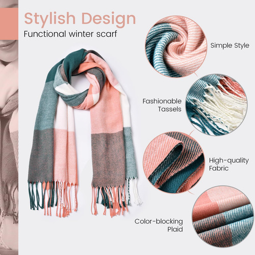 Clothirily Bufanda De Invierno For Mujer - Bufanda A