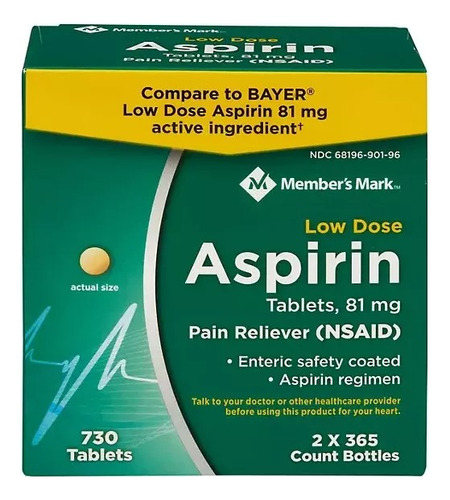 Aspirina Baja Dosis C/730 Members Mark