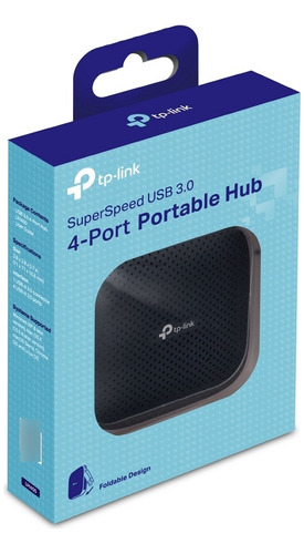 Hub Tp-link 4 Puertos Usb 3.0 Negro Portable Uh400 Original