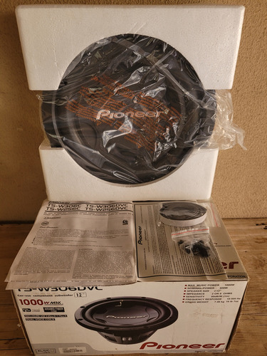 Subwoofer Pioneer 12 Ts-w306dvc Novo - Não Cara Preta/impp (Usado)