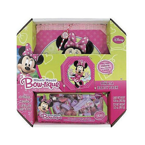 Disney Minnie Bowtique Ratón Piñata Paquete