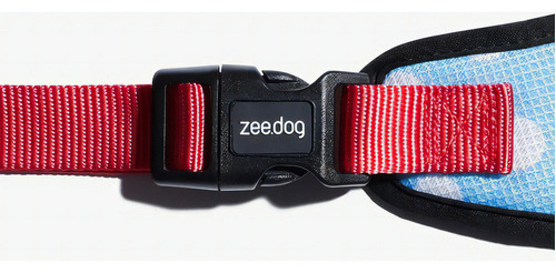 Zee Dog Peitoral Mesh - Minnie 1930 Cor Branco+azul+preto+vermelho Tamanho Da Coleira Grande Nome Do Desenho Minnie 1930