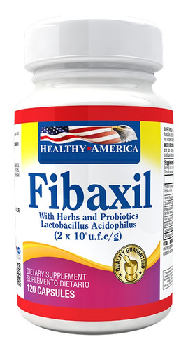 Fibaxil Fibra Y Probióticos 120 Cápsulas Healthy America